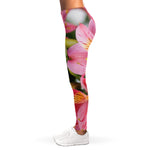 Alstroemeria Flower Print Women's Leggings