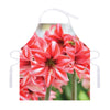 Amaryllis Flower Print Adjustable Apron