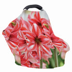 Amaryllis Flower Print Baby Seat Cover