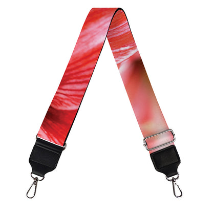 Amaryllis Flower Print Bag Strap