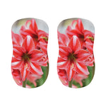 Amaryllis Flower Print Bar Stool Covers