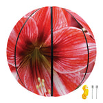 Amaryllis Flower Print Basketball