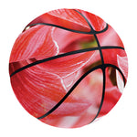 Amaryllis Flower Print Basketball