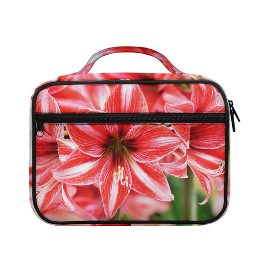 Amaryllis Flower Print Briefcase Bible Bag