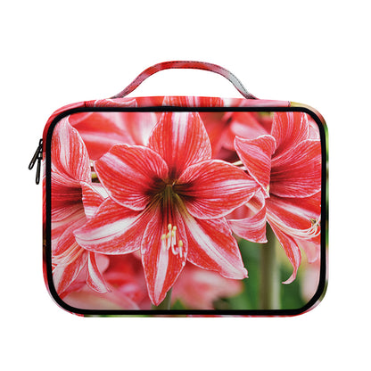 Amaryllis Flower Print Briefcase Bible Bag
