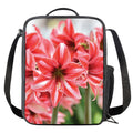 Amaryllis Flower Print Crossbody Lunch Bag