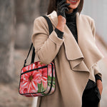 Amaryllis Flower Print Double Strap Bible Bag