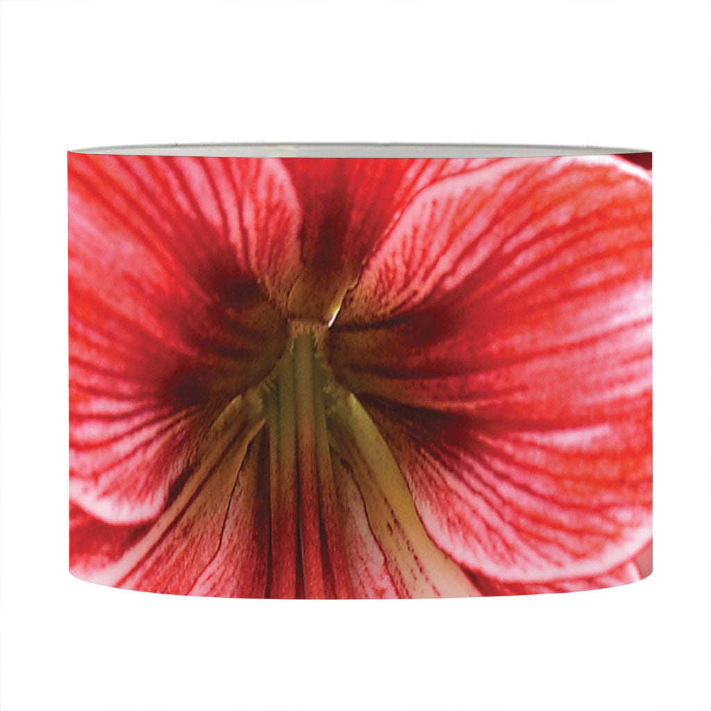 Amaryllis Flower Print Drum Lamp Shade