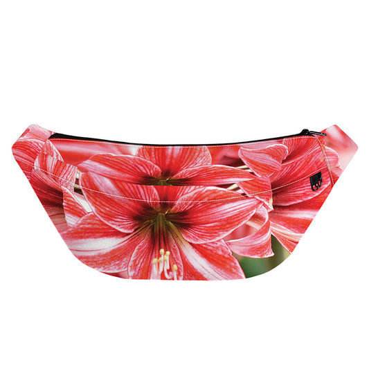Amaryllis Flower Print Fanny Pack