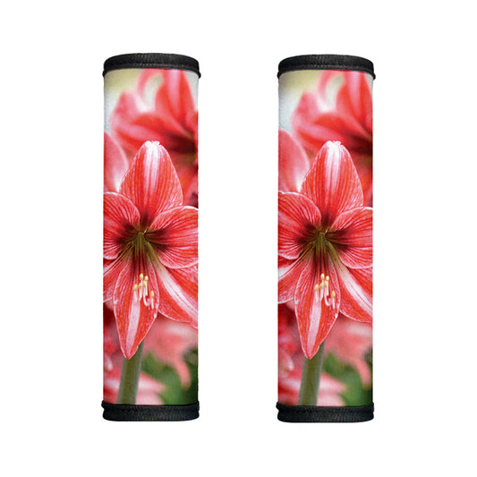 Amaryllis Flower Print Handle Covers
