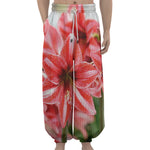 Amaryllis Flower Print Lantern Pants