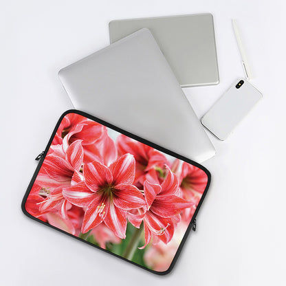Amaryllis Flower Print Laptop Sleeve