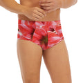 Amaryllis Flower Print Men's Briefs