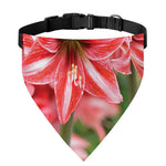 Amaryllis Flower Print Over The Collar Dog Bandana