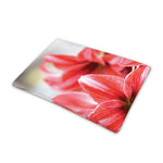 Amaryllis Flower Print Pet Cooling Mat Cover