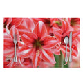 Amaryllis Flower Print Placemat