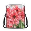 Amaryllis Flower Print Rectangular Crossbody Bag