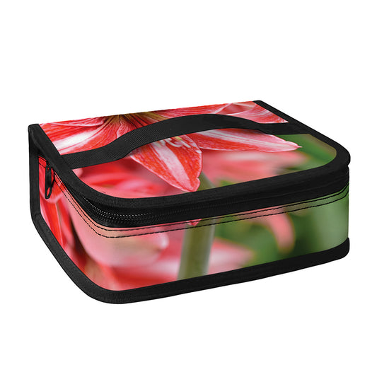Amaryllis Flower Print Small Lunch Bag