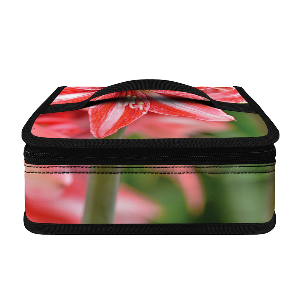 Amaryllis Flower Print Small Lunch Bag