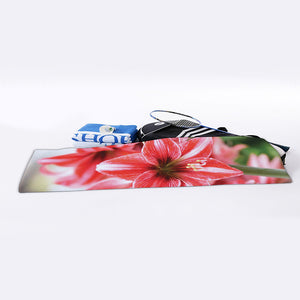 Amaryllis Flower Print Sports Towel