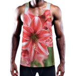 Amaryllis Flower Print Training Tank Top