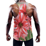 Amaryllis Flower Print Training Tank Top