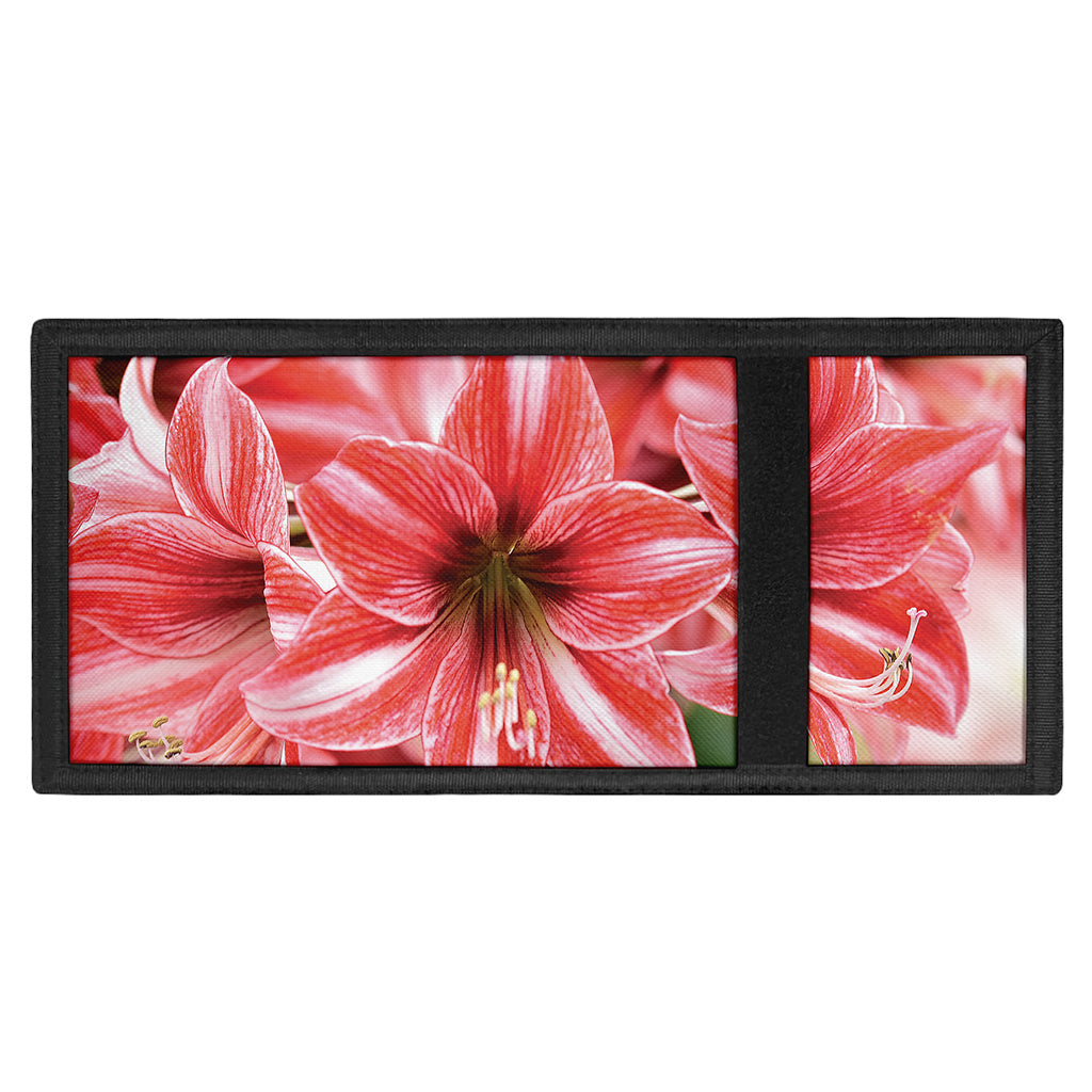 Amaryllis Flower Print Trifold Wallet