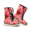 Amaryllis Flower Print Winter Boots