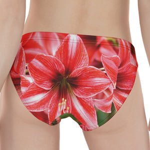 Amaryllis Flower Print Women's Panties