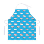 Ambulance Paramedic Car Pattern Print Adjustable Apron