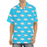 Ambulance Paramedic Car Pattern Print Aloha Shirt