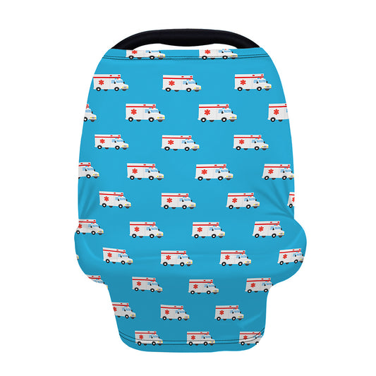 Ambulance Paramedic Car Pattern Print Baby Seat Cover