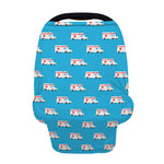 Ambulance Paramedic Car Pattern Print Baby Seat Cover