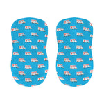 Ambulance Paramedic Car Pattern Print Bar Stool Covers