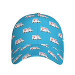Ambulance Paramedic Car Pattern Print Baseball Cap