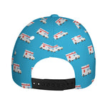 Ambulance Paramedic Car Pattern Print Baseball Cap