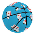 Ambulance Paramedic Car Pattern Print Basketball