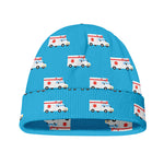 Ambulance Paramedic Car Pattern Print Beanie