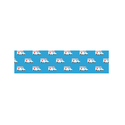 Ambulance Paramedic Car Pattern Print Bed Runner