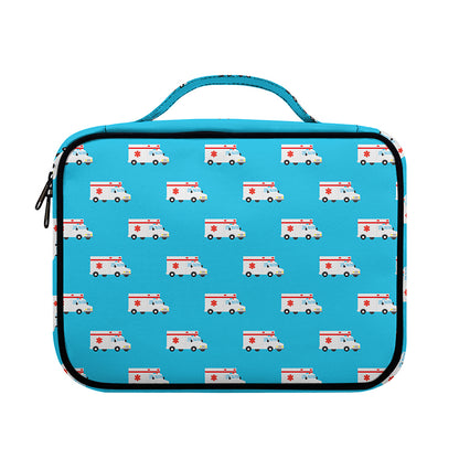 Ambulance Paramedic Car Pattern Print Briefcase Bible Bag