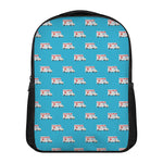 Ambulance Paramedic Car Pattern Print Casual Backpack