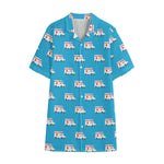 Ambulance Paramedic Car Pattern Print Cotton Hawaiian Shirt