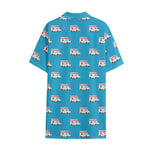 Ambulance Paramedic Car Pattern Print Cotton Hawaiian Shirt