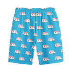 Ambulance Paramedic Car Pattern Print Cotton Shorts