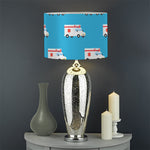 Ambulance Paramedic Car Pattern Print Drum Lamp Shade