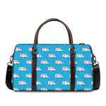 Ambulance Paramedic Car Pattern Print Duffle Bag