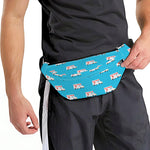 Ambulance Paramedic Car Pattern Print Fanny Pack