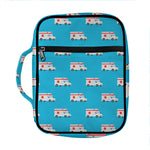 Ambulance Paramedic Car Pattern Print Front Pocket Bible Bag