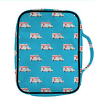 Ambulance Paramedic Car Pattern Print Front Pocket Bible Bag