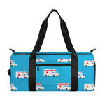 Ambulance Paramedic Car Pattern Print Gym Bag